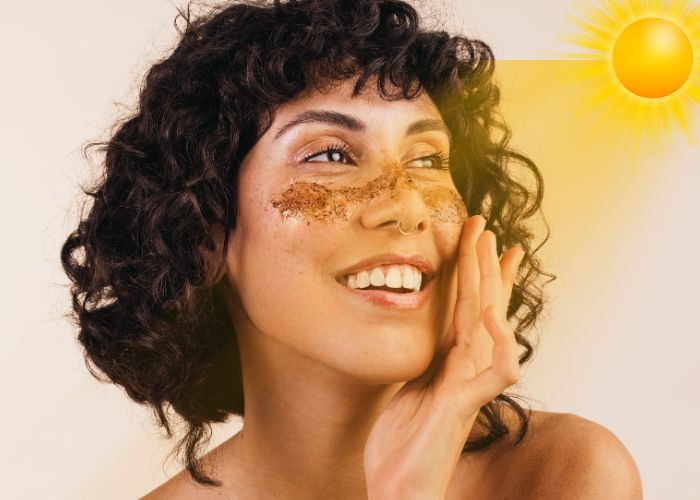 Tẩy tế bào chết có bị bắt nắng không?