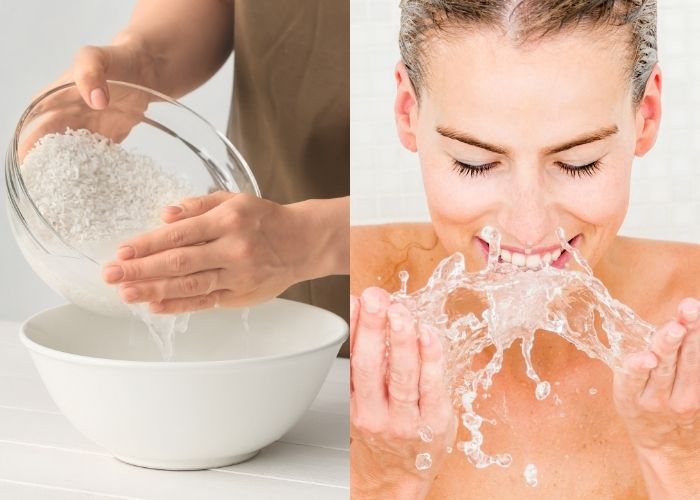Rửa mặt bằng nước vo gạo có bắt nắng không?