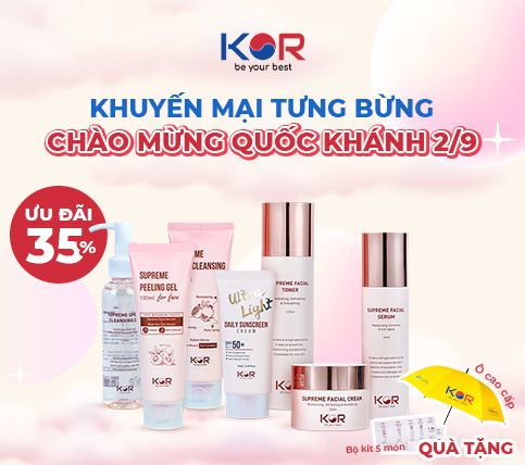 Mỹ phẩm KOR – Sale sập sàn Chào mừng Quốc khánh 2/9