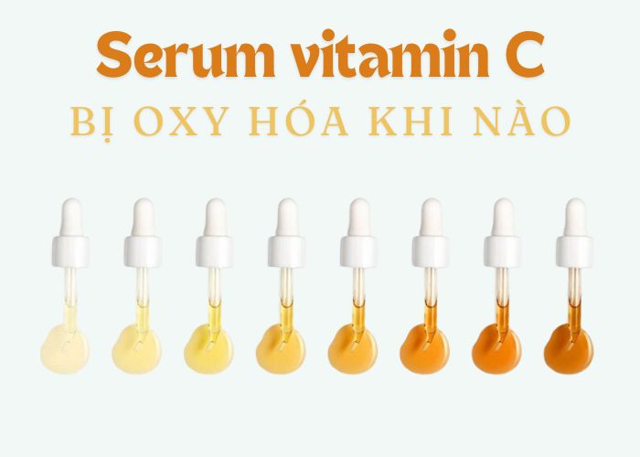 Serum vitamin C bị oxy hóa có dùng được không