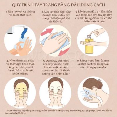 Hướng dẫn cách dùng dầu tẩy trang đúng cách cho da mụn
