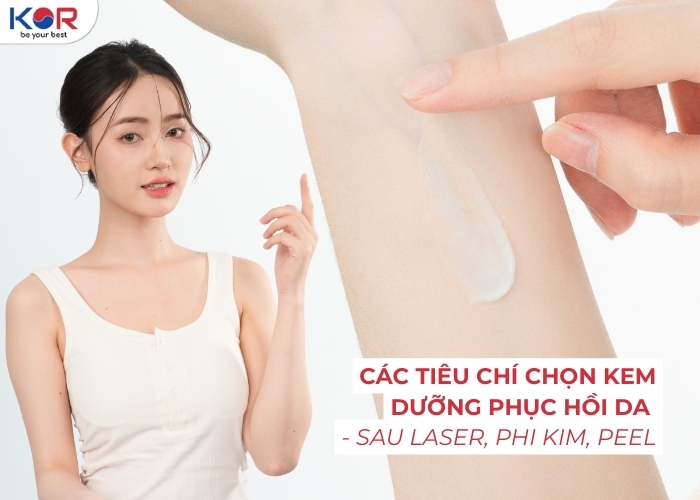 Kem dưỡng Hàn Quốc cho da mỏng yếu sau laser nên chọn!