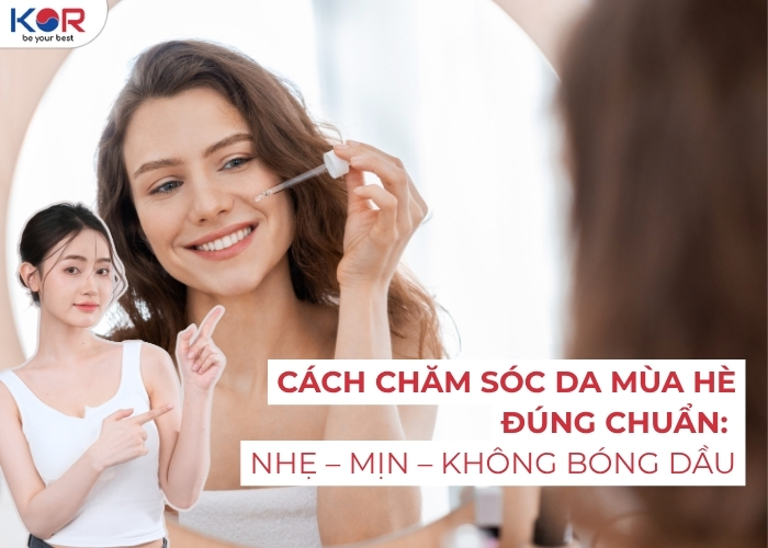 Cách chăm sóc da mùa hè: Nhẹ tênh – Mịn màng – Không lỗ chân lông to