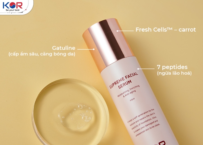 Serum cấp ẩm KOR – Serum dưỡng ẩm cho da mất nước khi trời nắng nóng
