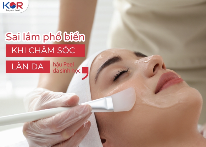 Bộ mỹ phẩm sử dụng hậu Peel da sinh học – Lột xác làn da sần sùi chỉ sau 1 liệu trình 