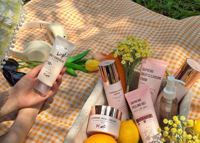 Chăm sóc từ bên ngoài với bộ sản phẩm KOR Cosmetics