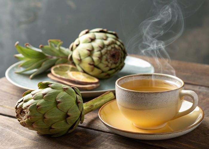 Trà atiso mát gan, thải độc cơ thể