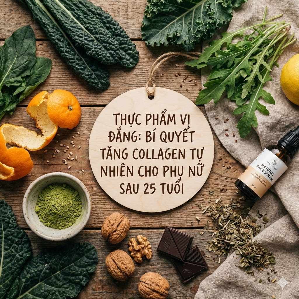 Thực phẩm vị đắng đẹp da: bí quyết tăng collagen tự nhiên cho phụ nữ sau 25 tuổi