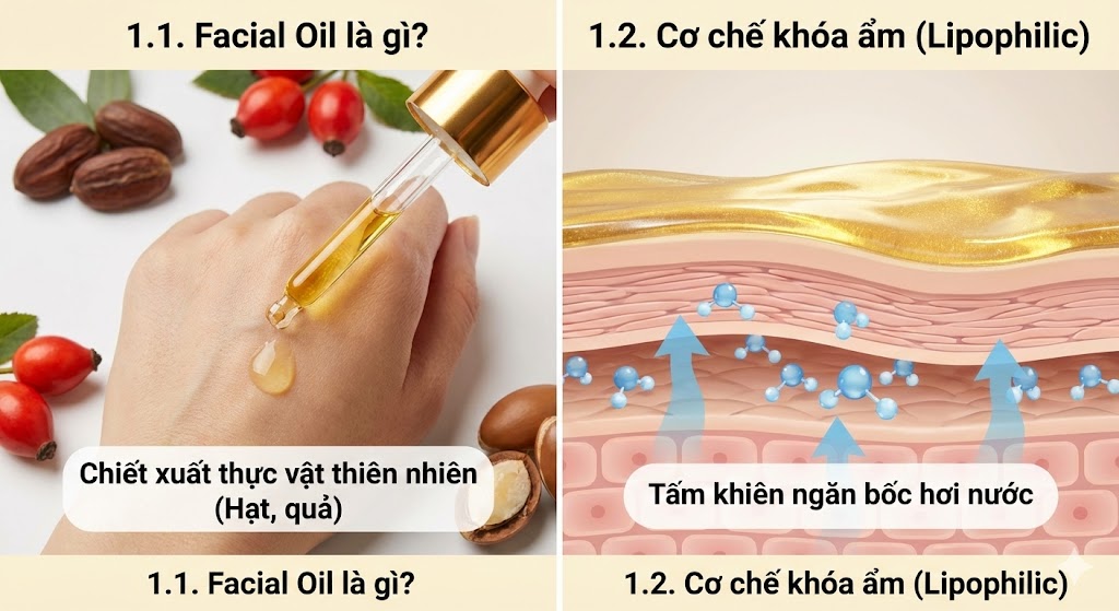 Dầu dưỡng da mặt là gì? Các loại dầu dưỡng da mặt được yêu thích nhất