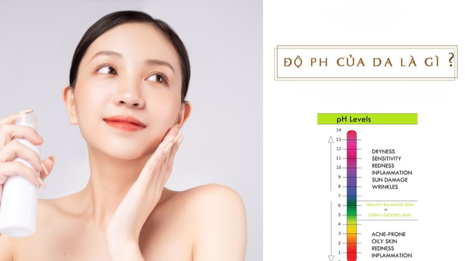 Độ pH tự nhiên của làn da
