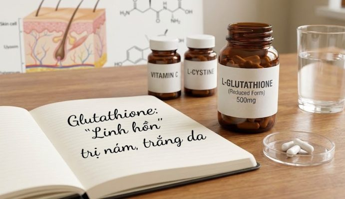 uống glutathione và vitamin c vào lúc nào 11 tác dụng khi uống Glutathione với Vitamin C giúp trắng da hiệu quả main image 1