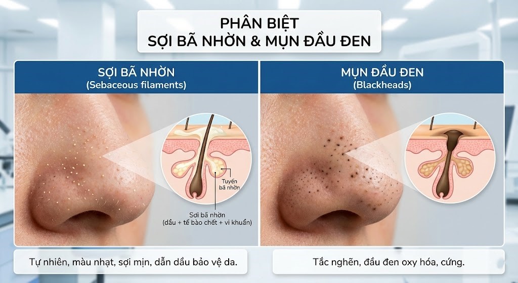 What are sebaceous filaments? Causes and effective ways to treat sebaceous filaments 