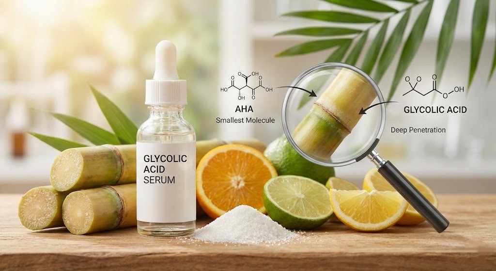 Mỹ Phẩm Chứa Glycolic Acid: Giải Pháp Tẩy Tế Bào Chết Hóa Học Cho Làn Da