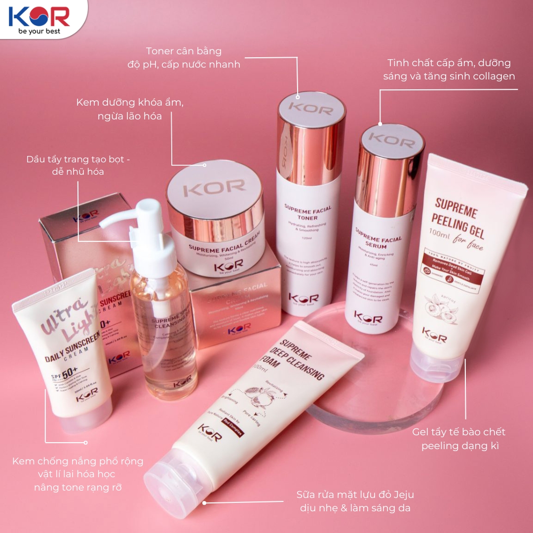 Bộ mỹ phẩm KOR Hàn Quốc