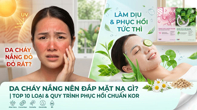 Da cháy nắng nên đắp mặt nạ gì ? 10 Cách Làm Dịu Da Hiệu Quả Tại Nhà